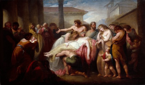 Death of Virginia, 1797. Creator: Henry Tresham.