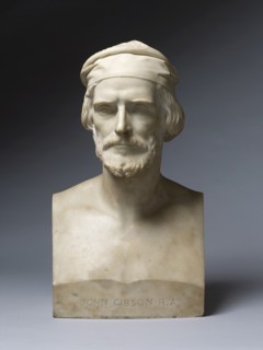 Bust of John Gibson, R.A., 1865. Creator: John Adams-Acton.