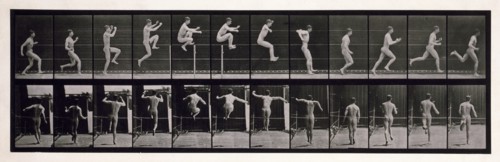 Jumping, 1872-1885. Creator: Eadweard J Muybridge.