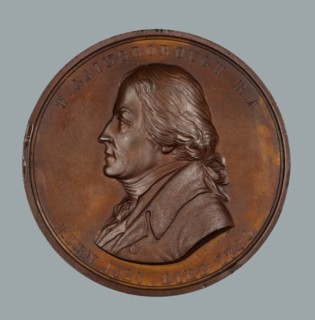 Thomas Gainsborough R.A., Art Union of London medal, 1859. Creator: E. Ortner.
