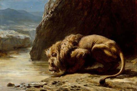The King Drinks, 1881. Creator: Briton Riviere.