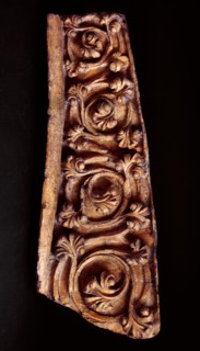 Architectural cast: medieval stiff leaf ornament, c19th century? Creator: Unknown.