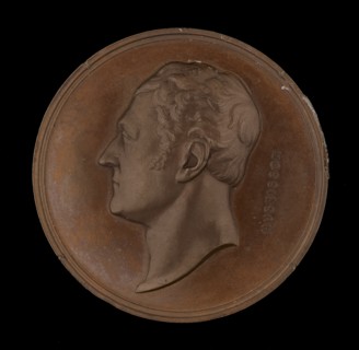 William Huskisson (1770-1830), bronze commemorative medal, 1830. Creator: Unknown.