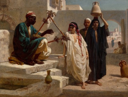 The Song of the Nubian Slave, 1863. Creator: Frederick Goodall.