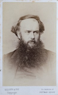 Birket Foster, after 1863. Creator: Elliott & Fry.