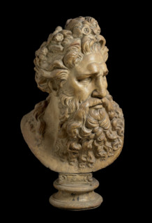 Cast of Head of bearded man, (19th century?). Creator: Unknown.