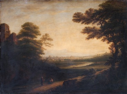 Distant View of Rome, c1783. Creator: Edmund Garvey.