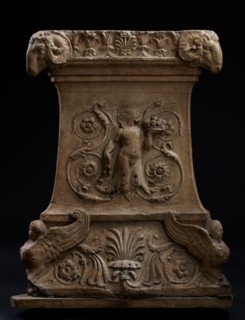 Cast of 1 side of a base of one of the 6 candelabra from Sant' Agnese...late 18th or early 19th cent Creator: Unknown.