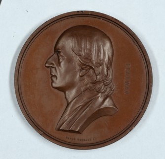John Flaxman R.A., Art Union of London medal, 1854. Creator: Unknown.