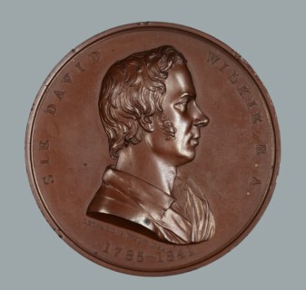 Sir David Wilkie, R.A., Art Union of London medal, 1861. Creator: Leonard Charles Wyon.