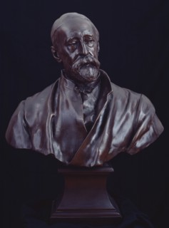 Bust of George Frederic Watts, R.A., 1889. Creator: Unknown.