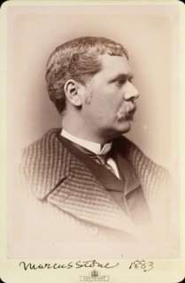Marcus Stone, 1883. Creator: Alexander Bassano.