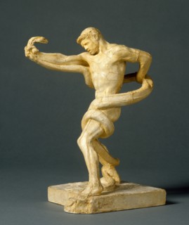 Athlete struggling with a Python (reduced version), c1874. Creator: Frederic Leighton.