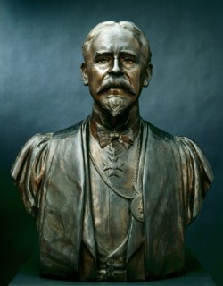 Bust of Sir Frank Dicksee, P.R.A., 1928. Creator: William Goscombe John.