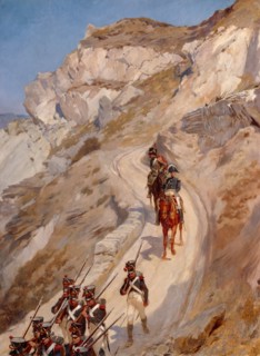 A Mountain Pass, 1895. Creator: Andrew Carrick Gow.