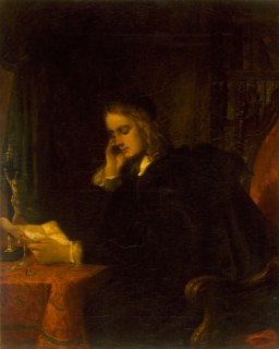 Abelard in his Study, 1833. Creator: Gilbert Stuart Newton.