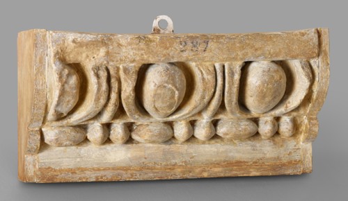 Cast showing egg-and-dart above bead-and-reel from lower cornice, 19th century. Creator: Unknown.