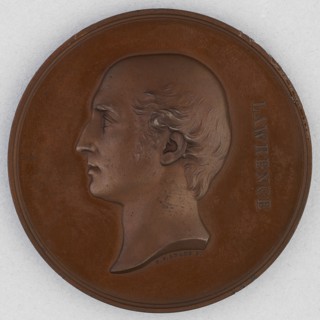 Sir Thomas Lawrence P.R.A., Art Union of London medal, c1860. Creator: George Gammon Adams.