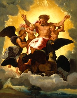 Vision of Ezekiel, (c1518), late 18th century. Creator: Giuseppe Cades.