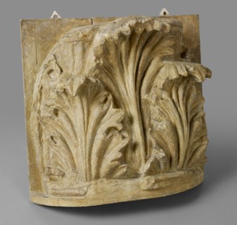 Cast of acanthus leaves and cauliculi of Corinthian capital, late 18th century-early 19th century. Creator: Unknown.