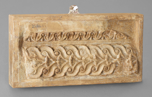 Cast of soffit panel from an architrave block, late 18th century-early 19th century. Creator: Unknown.