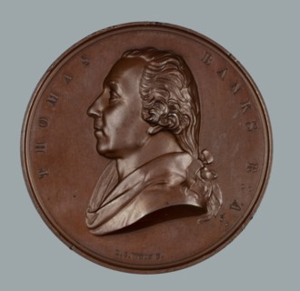 Thomas Banks R.A., Art Union of London medal, 1858. Creator: Leonard Charles Wyon.