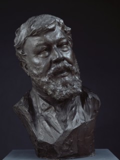 Bust of John Macallan Swan, R.A., 1910. Creator: William Goscombe John.