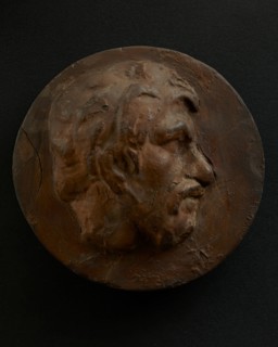 Cast of head of barbarian auxiliary with cowlick. Creator: Unknown.