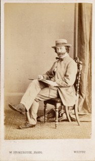 Carte de visite of unidentified man, late 19th century. Creator: William Stonehouse.