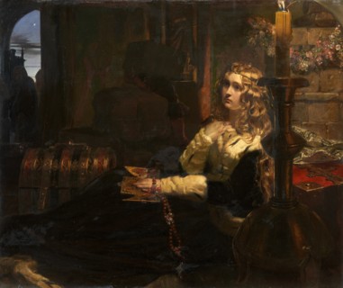 Elizabeth Woodville in her Sanctuary, Westminster after the abstraction of her eldest Son...c1855. Creator: Arthur George Walker.