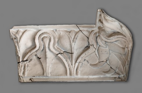 Cast of corner of outer moulding around coffer...from the Temple of Mars..., late 18th century. Creator: Unknown.
