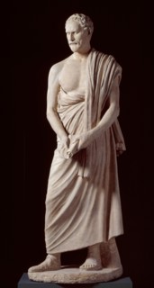 Demosthenes: cast of a Roman version of a lost Greek original, c295 BC-285 BC. Creator: Unknown.