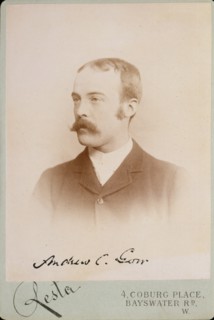 Andrew C. Gow, c1890s. Creator: Enrico Resta.