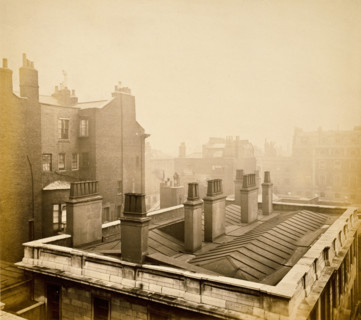 Burlington House, Piccadilly: roof of east offices., c1860s. Creator: Stephen Ayling.