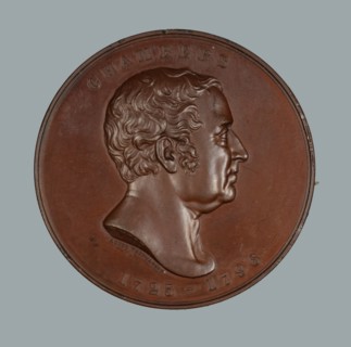 Sir William Chambers R.A., Art Union of London medal, 1857. Creator: Benjamin Wyon.