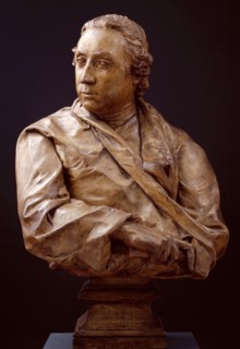 Bust of Joseph Wilton, R.A., c1760. Creator: Louis Francois Roubiliac.