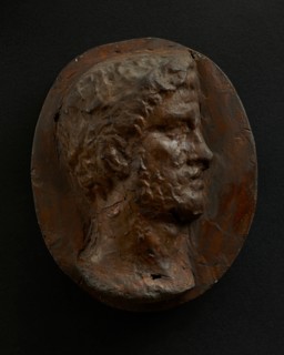 Cast of head of bearded Roman. Creator: Unknown.