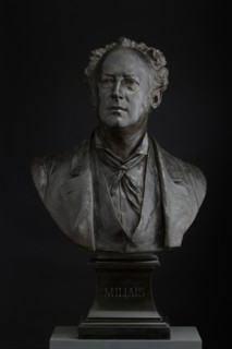 Sir John Everett Millais, Bt., P.R.A., 1881-82. Creator: Joseph Edgar Boehm.