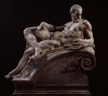 Twilight (reduced version of figure from the tomb of Lorenzo de' Medici, San Lorenzo..., 1524-31. Creator: Unknown.