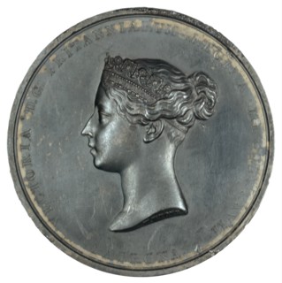 Queen Victoria, bronze commemorative medal of Victoria's accession, 1837. Creator: William Wyon.