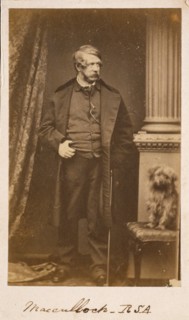 Unknown man, possibly Horatio MacCulloch, c1860s. Creator: J. G. Tunny.