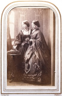 Annie Feray Mutrie and Martha Darley Mutrie, mid 19th century. Creator: Unknown.
