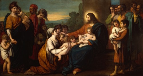 Christ blessing Little Children, 1781. Creator: Benjamin West.