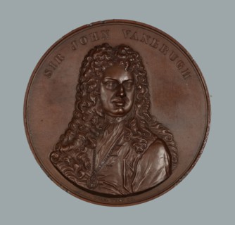 Sir John Vanbrugh, Art Union of London medal, 1855. Creator: Benjamin Wyon.