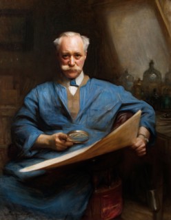 Portrait of Sir Frank Short, R.A., 1918. Creator: Arthur Hacker.