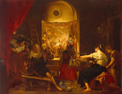 Las Hilanderas, (c1644-1658), c1857. Creator: Edwin Long.