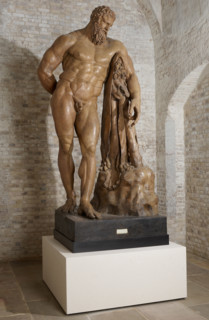 Cast of the Farnese Hercules, (4th century BC),  (3rd century), c1790. Creators: Glykon of Athens, Unknown.