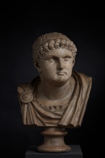 Cast of a 16th-17th century portrait bust of Nero. Creator: Unknown.