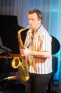 Marius Neset, Marius Neset Quartet, Watermill Jazz Club, Dorking, Surrey, Mar 2026. Creator: Brian O'Connor.