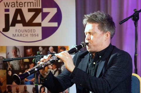 Adrian Cox, Adrian Cox Trio, Watermill Jazz Club, Dorking, Surrey, Feb 2026. Creator: Brian O'Connor.